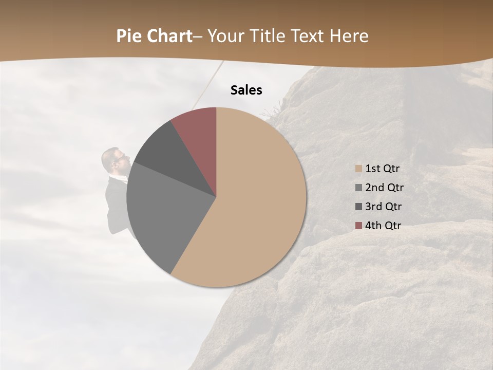 Grow Businessman Ironic PowerPoint Template