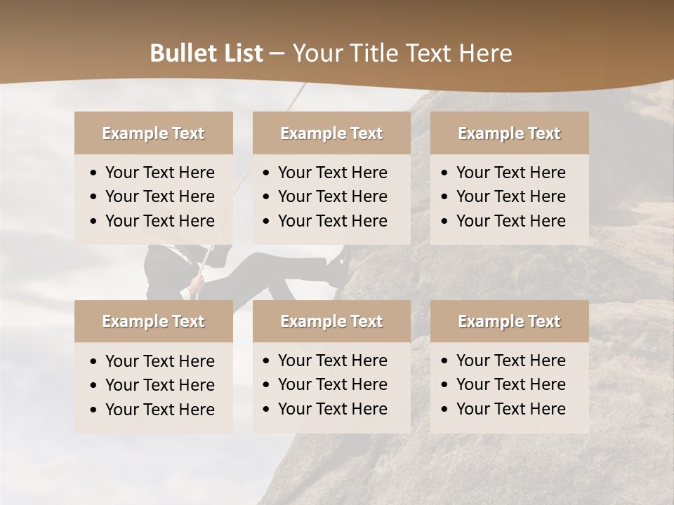 Grow Businessman Ironic PowerPoint Template