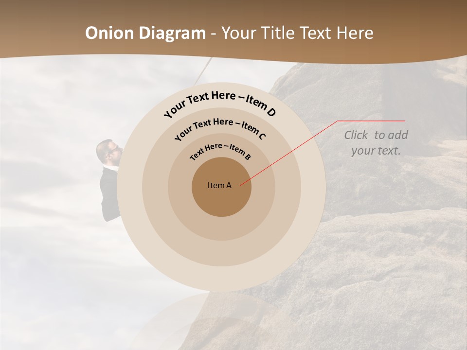 Grow Businessman Ironic PowerPoint Template