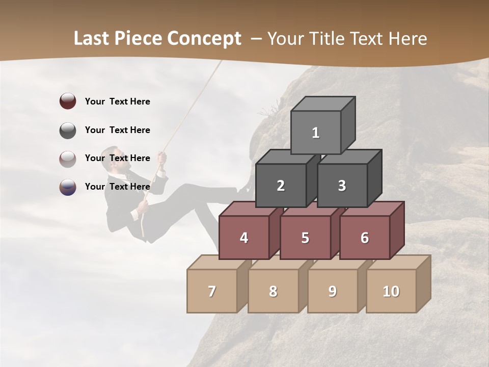 Grow Businessman Ironic PowerPoint Template