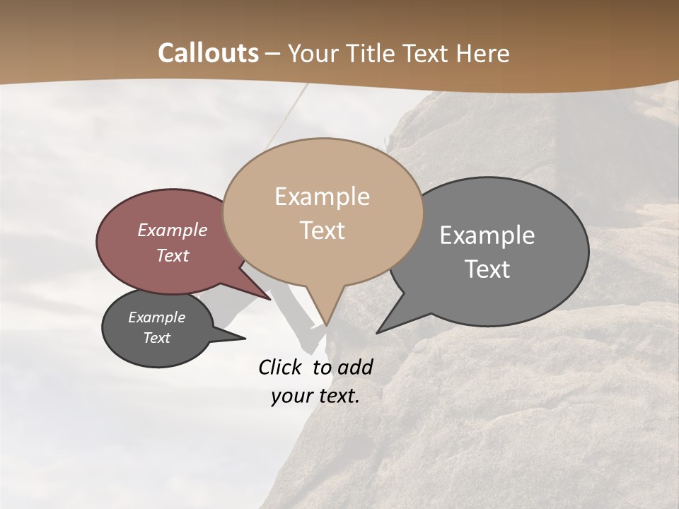 Grow Businessman Ironic PowerPoint Template