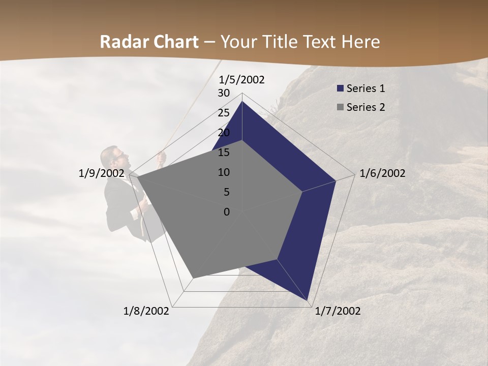 Grow Businessman Ironic PowerPoint Template