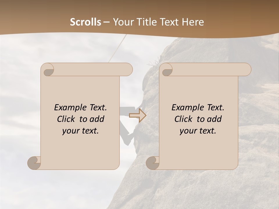 Grow Businessman Ironic PowerPoint Template
