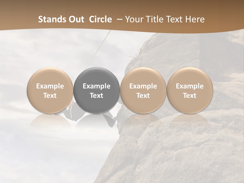 Grow Businessman Ironic PowerPoint Template