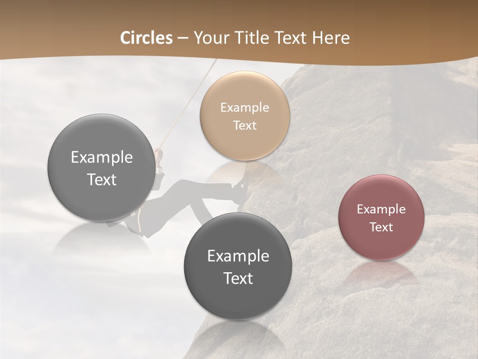 Grow Businessman Ironic PowerPoint Template