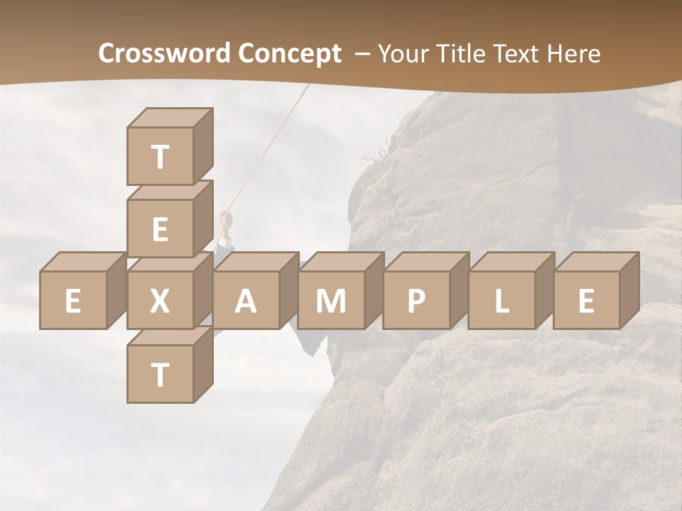 Grow Businessman Ironic PowerPoint Template