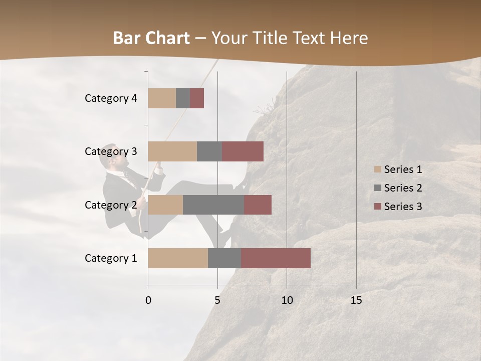 Grow Businessman Ironic PowerPoint Template