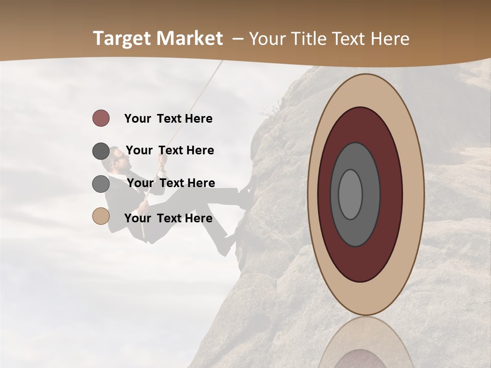 Grow Businessman Ironic PowerPoint Template