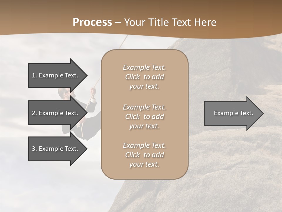Grow Businessman Ironic PowerPoint Template