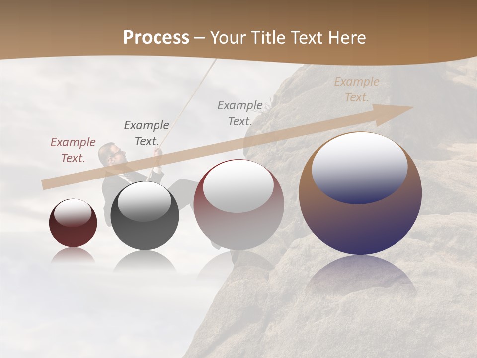 Grow Businessman Ironic PowerPoint Template