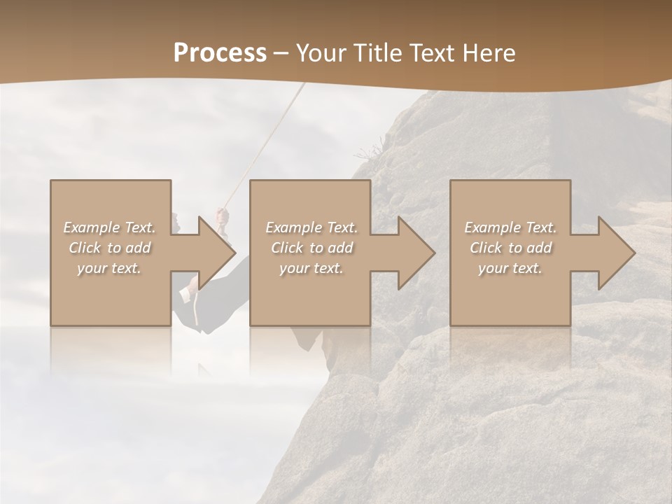 Grow Businessman Ironic PowerPoint Template
