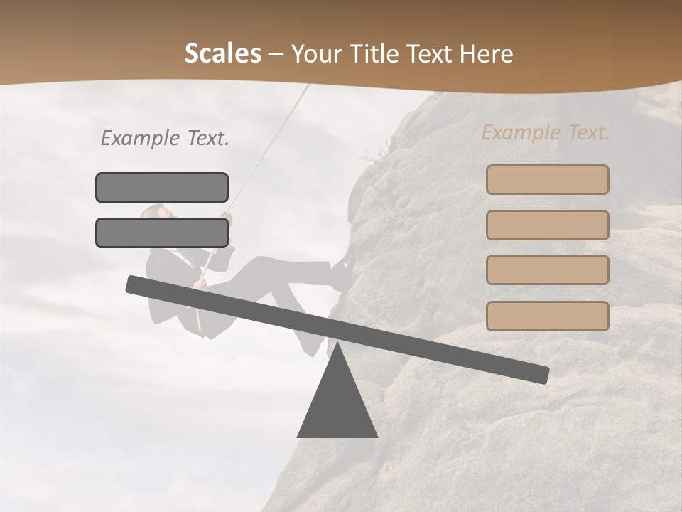 Grow Businessman Ironic PowerPoint Template