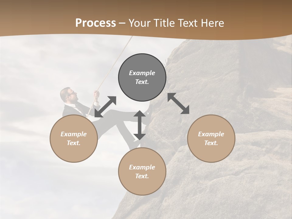 Grow Businessman Ironic PowerPoint Template