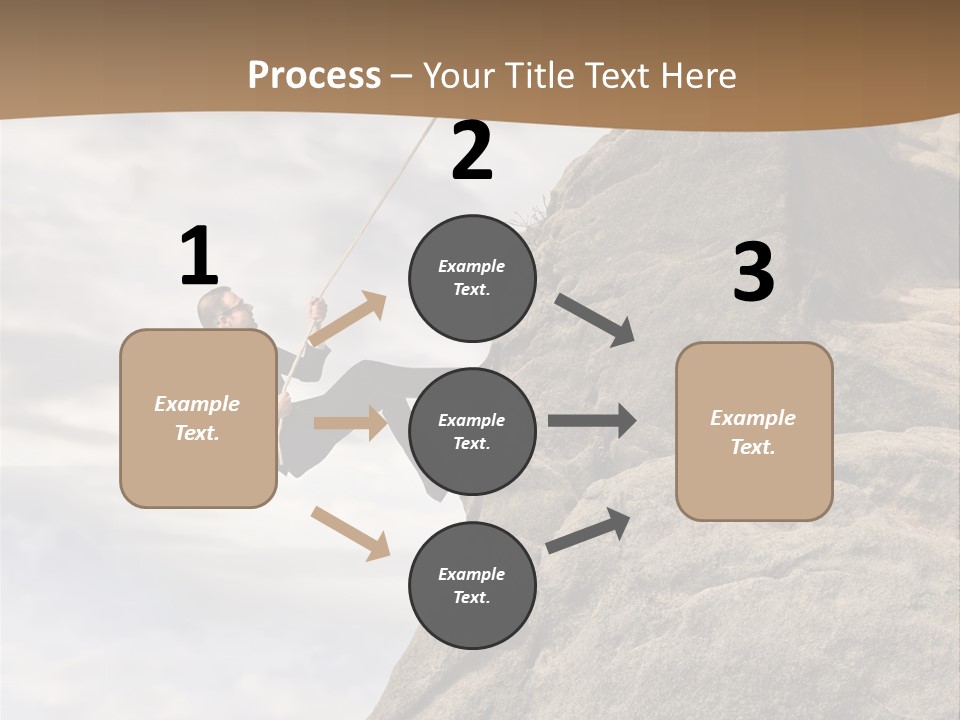 Grow Businessman Ironic PowerPoint Template