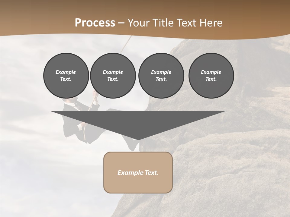 Grow Businessman Ironic PowerPoint Template