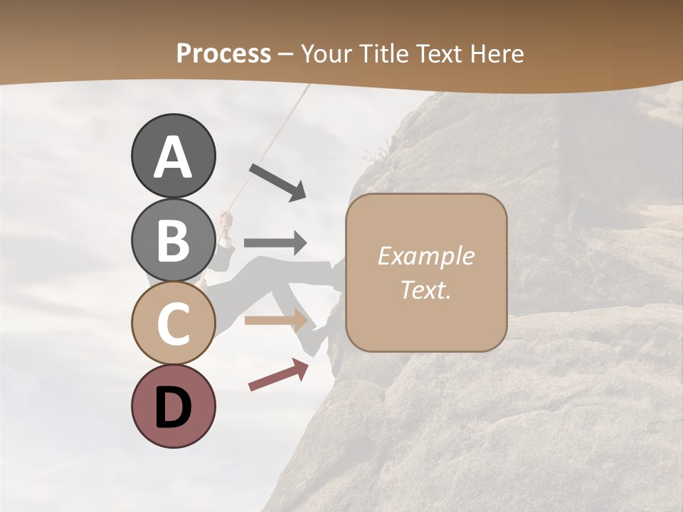 Grow Businessman Ironic PowerPoint Template
