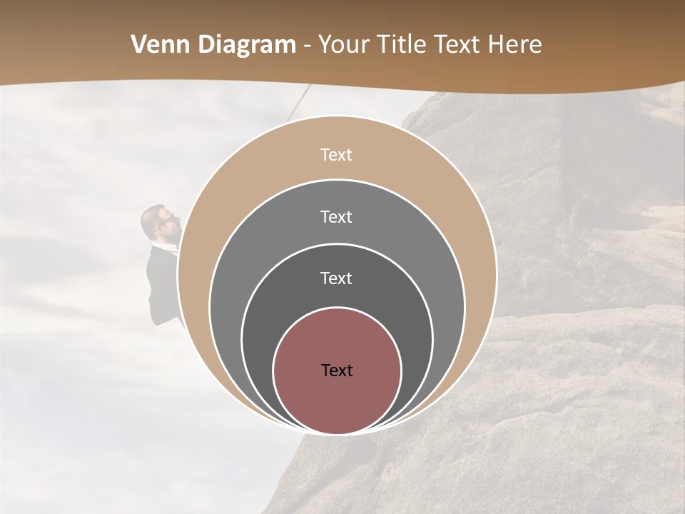 Grow Businessman Ironic PowerPoint Template