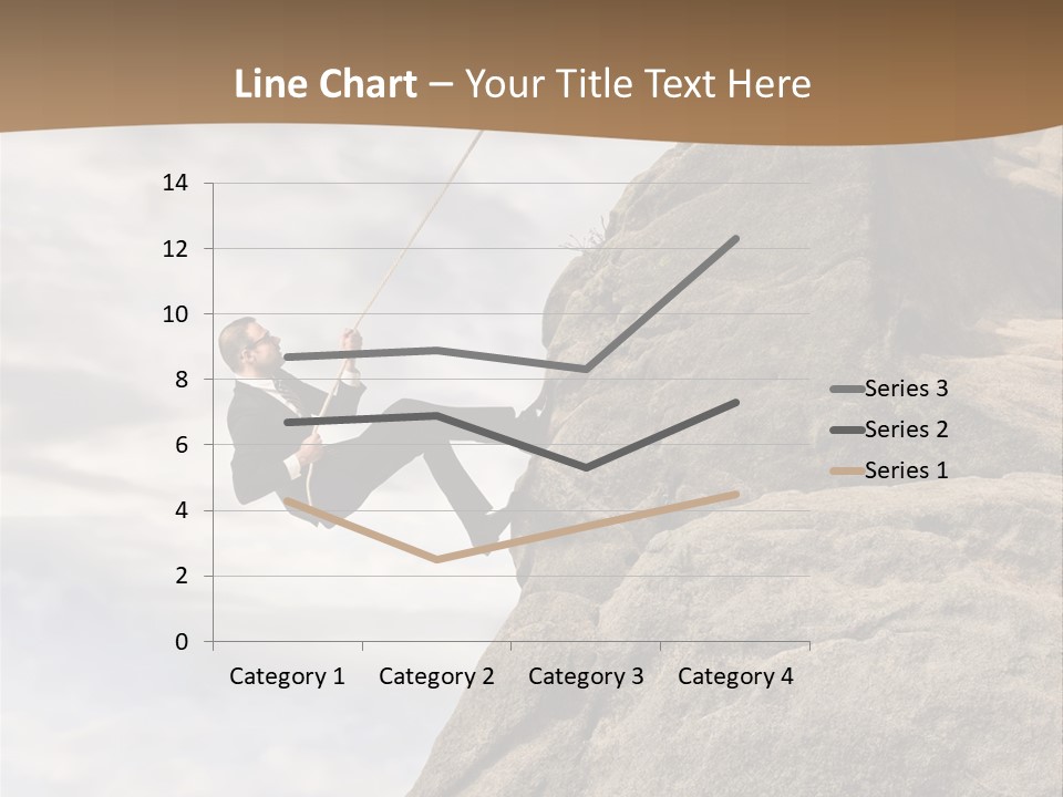 Grow Businessman Ironic PowerPoint Template