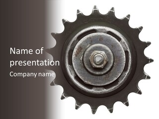 Equipment Detail Mechanism PowerPoint Template