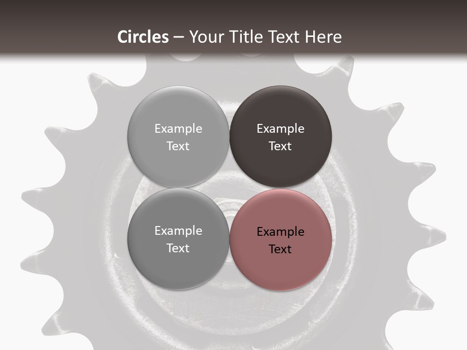 Equipment Detail Mechanism PowerPoint Template