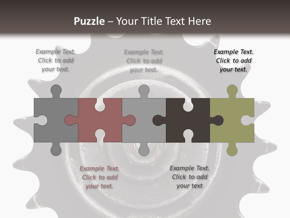 Equipment Detail Mechanism PowerPoint Template