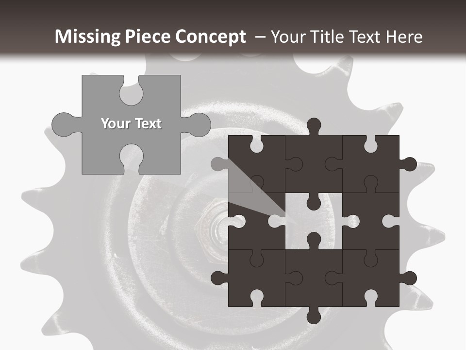 Equipment Detail Mechanism PowerPoint Template