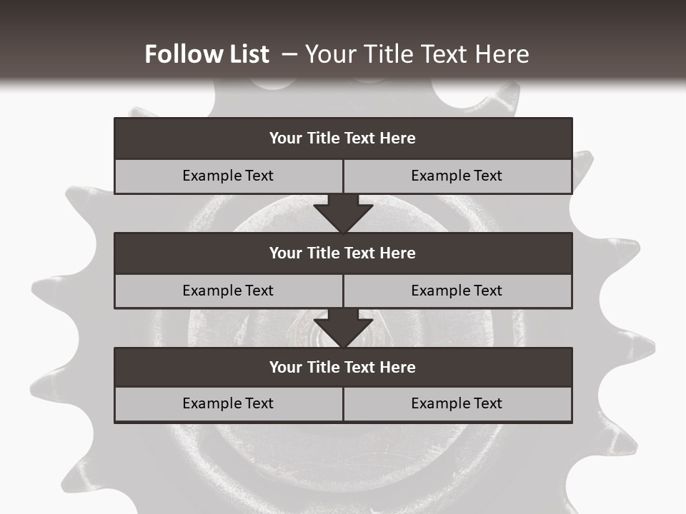 Equipment Detail Mechanism PowerPoint Template
