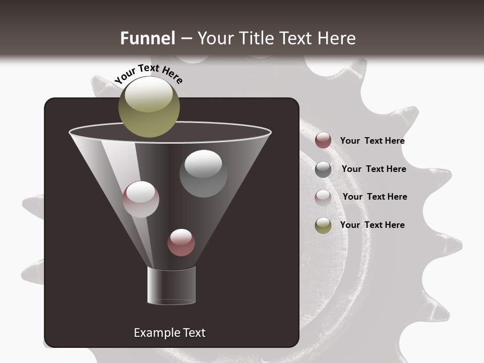 Equipment Detail Mechanism PowerPoint Template