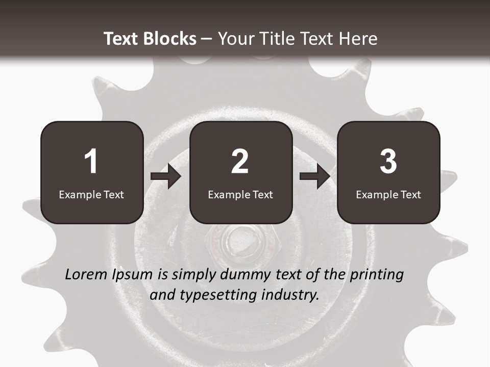 Equipment Detail Mechanism PowerPoint Template