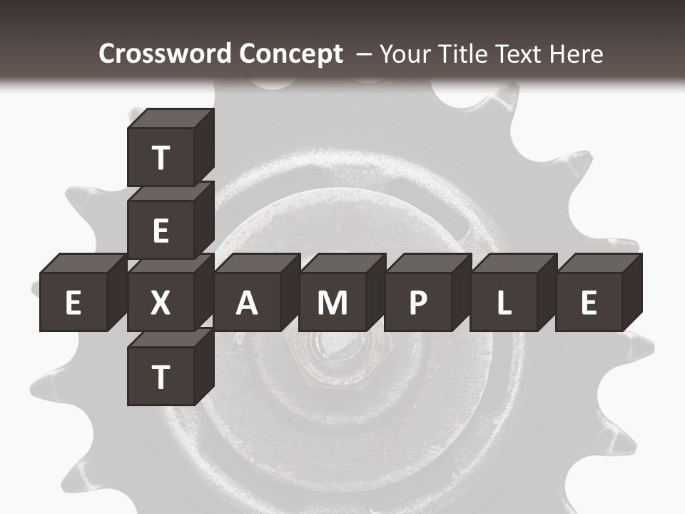 Equipment Detail Mechanism PowerPoint Template