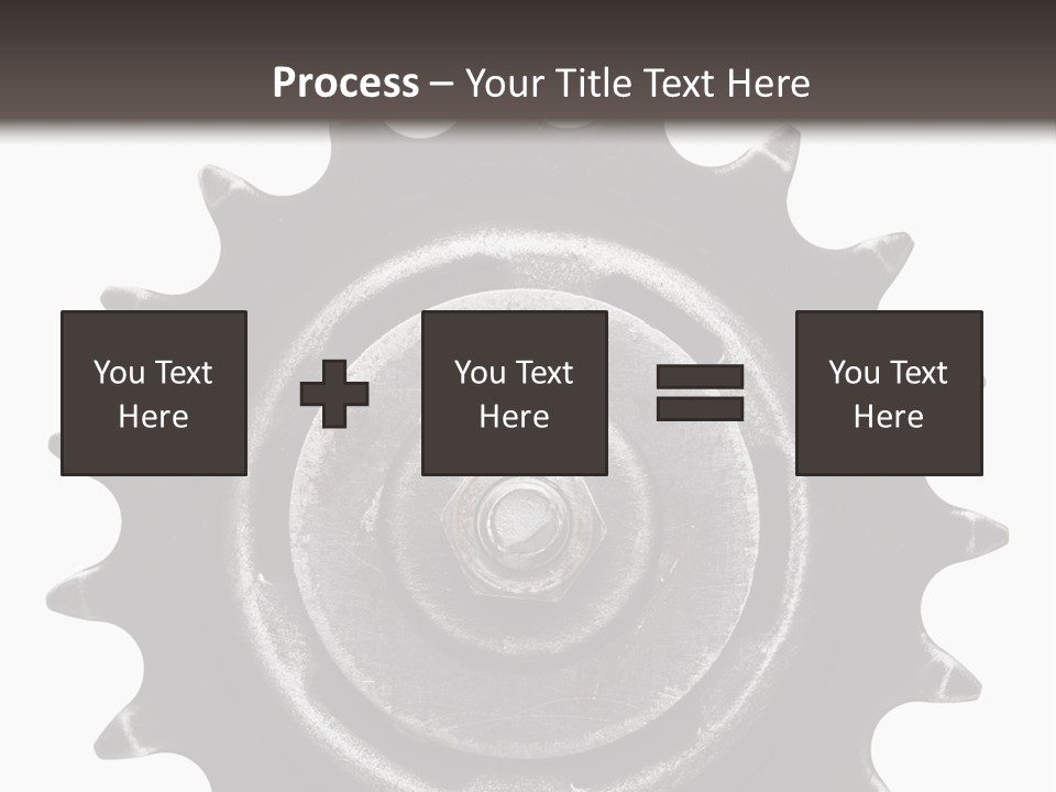 Equipment Detail Mechanism PowerPoint Template