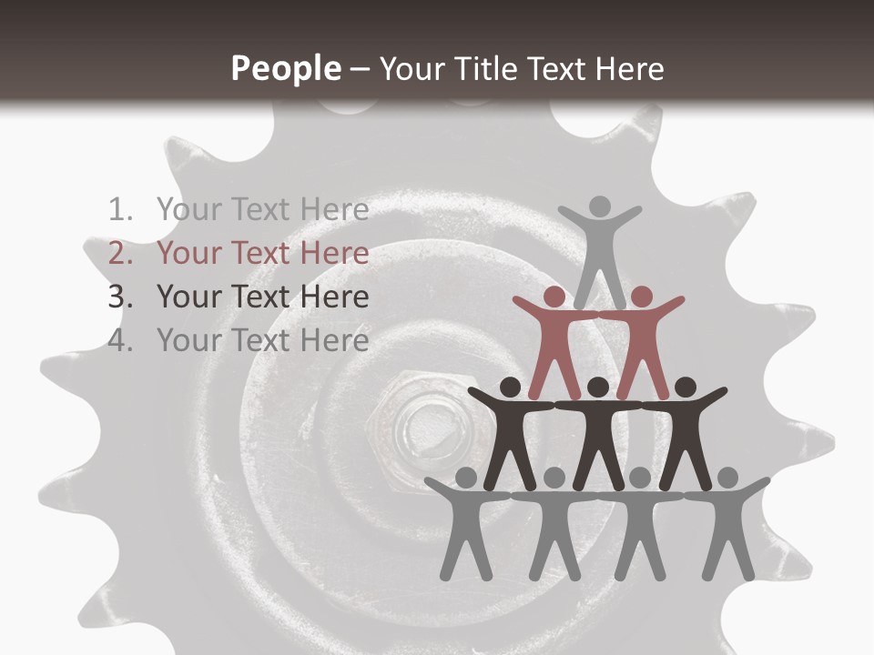 Equipment Detail Mechanism PowerPoint Template