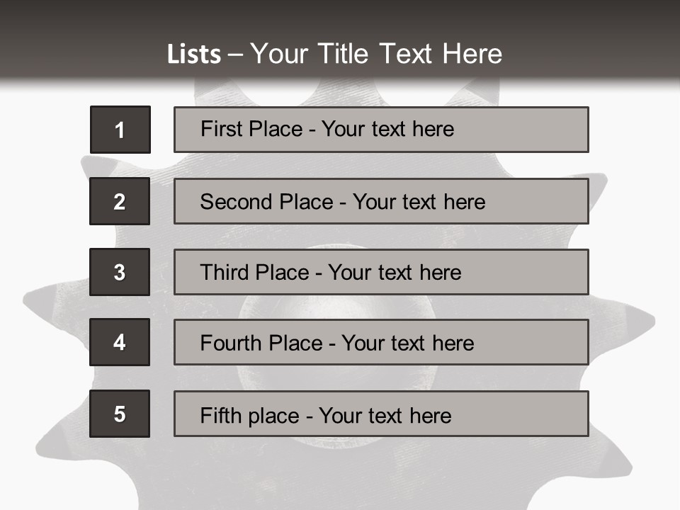 Technology Part Mechanic PowerPoint Template
