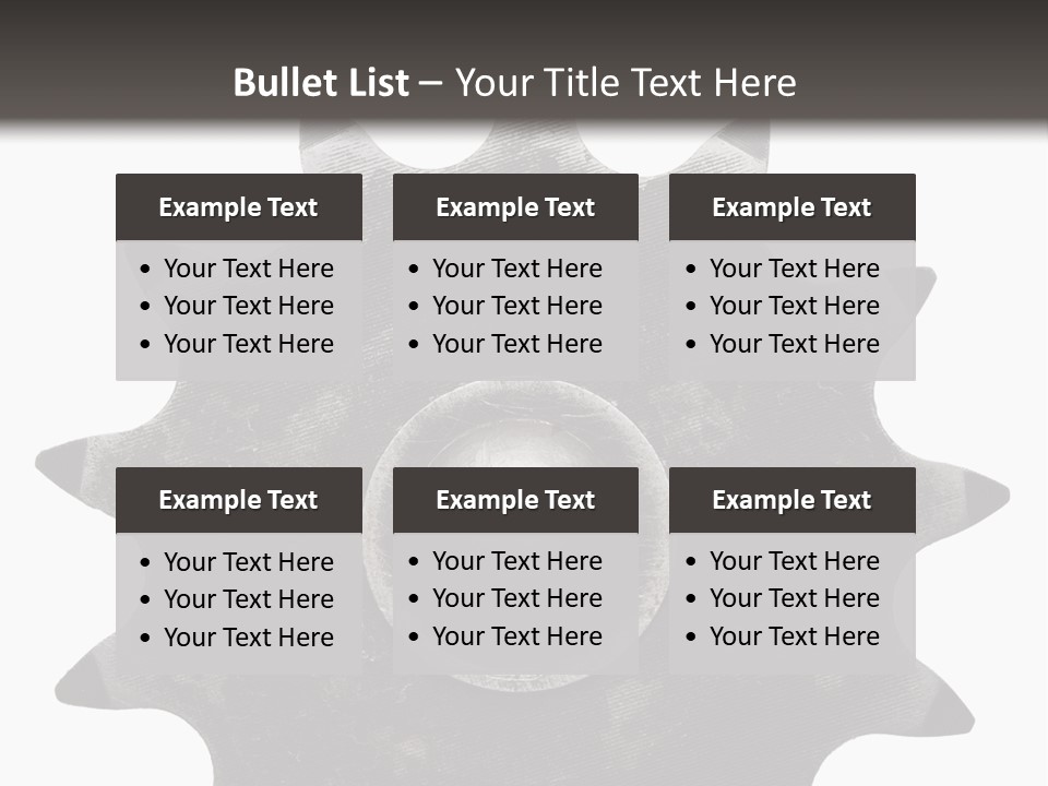Technology Part Mechanic PowerPoint Template