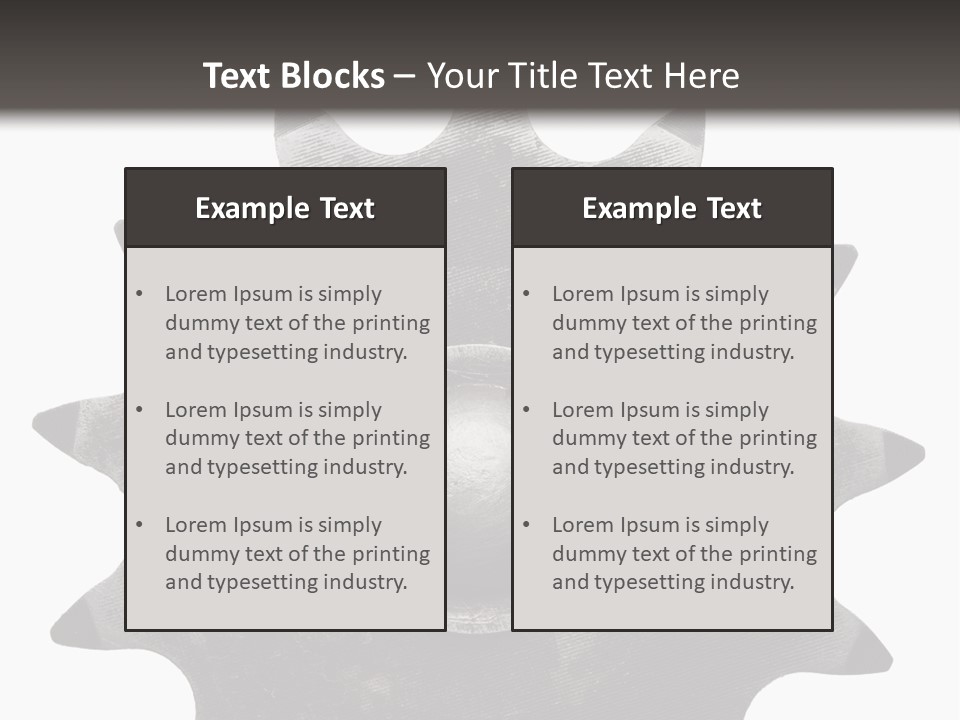 Technology Part Mechanic PowerPoint Template
