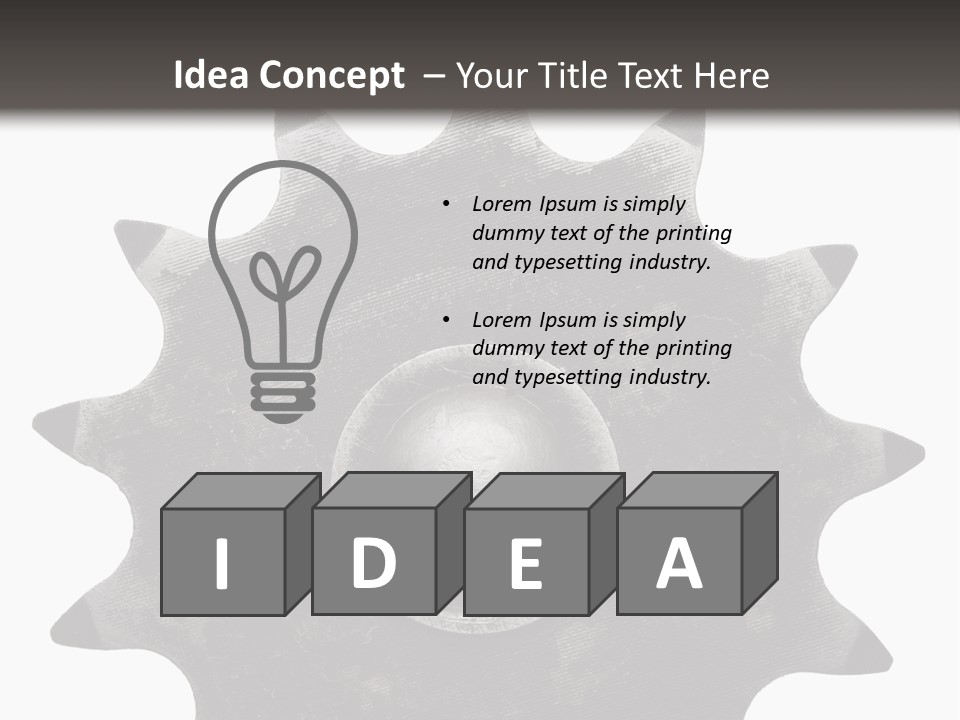 Technology Part Mechanic PowerPoint Template
