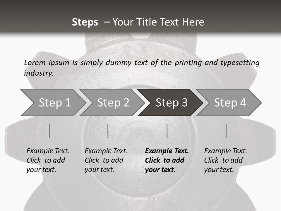 Industrial Industry Fastening PowerPoint Template