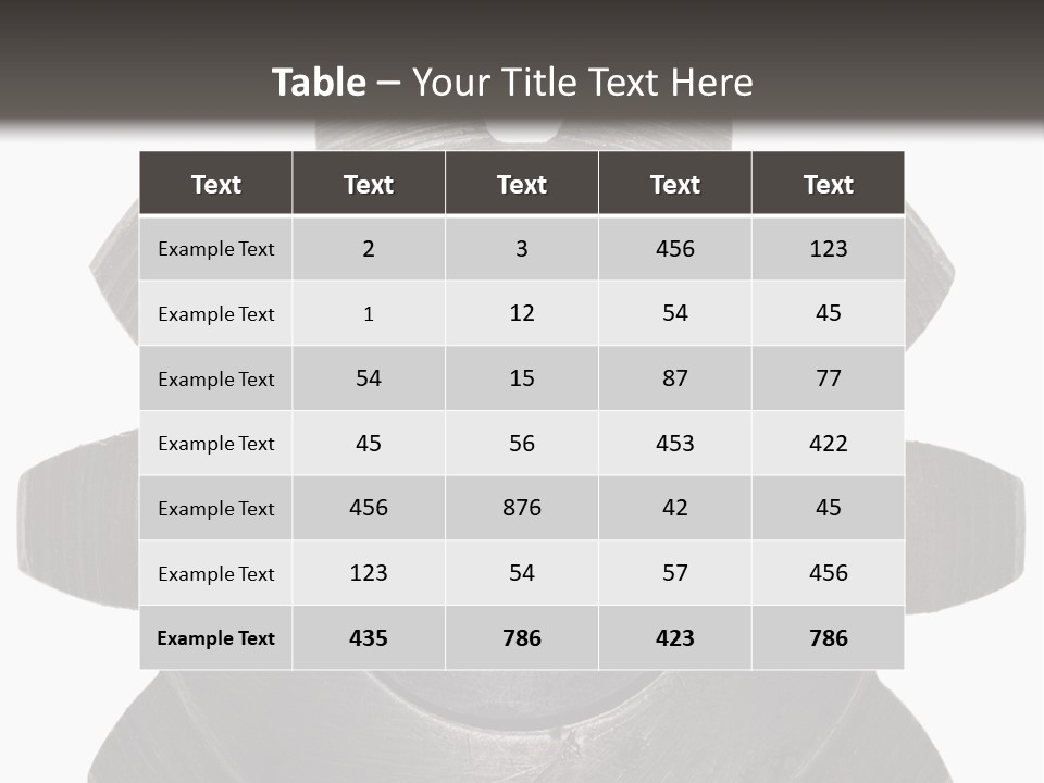 Industrial Industry Fastening PowerPoint Template