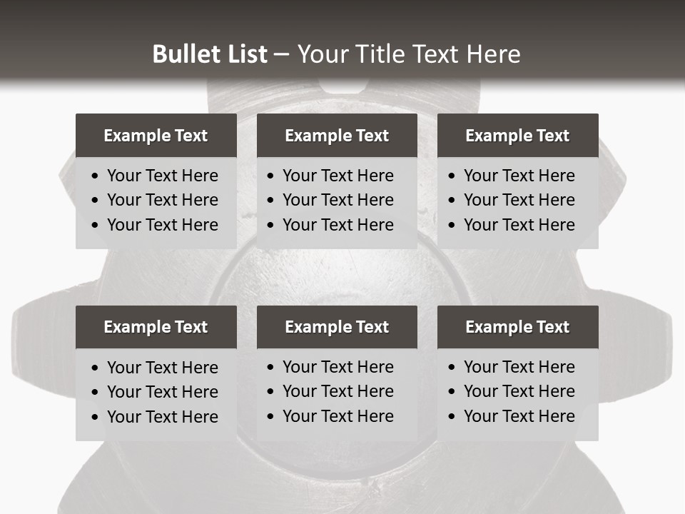 Industrial Industry Fastening PowerPoint Template