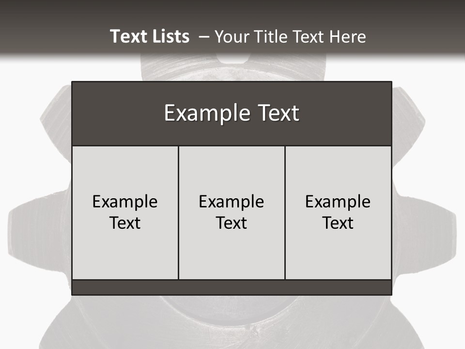 Industrial Industry Fastening PowerPoint Template