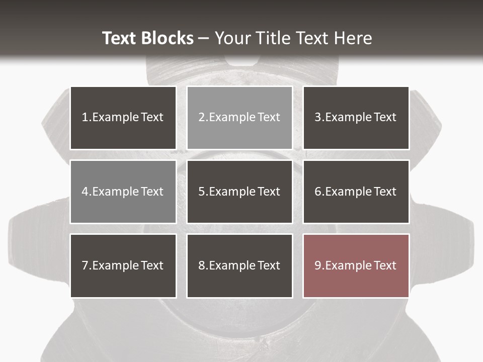 Industrial Industry Fastening PowerPoint Template