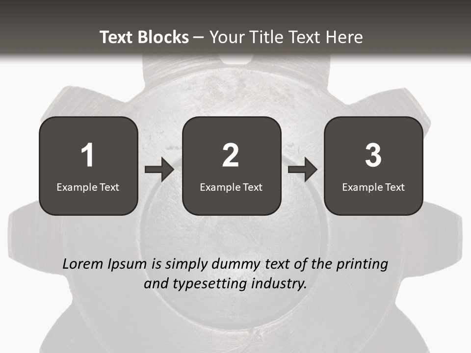 Industrial Industry Fastening PowerPoint Template