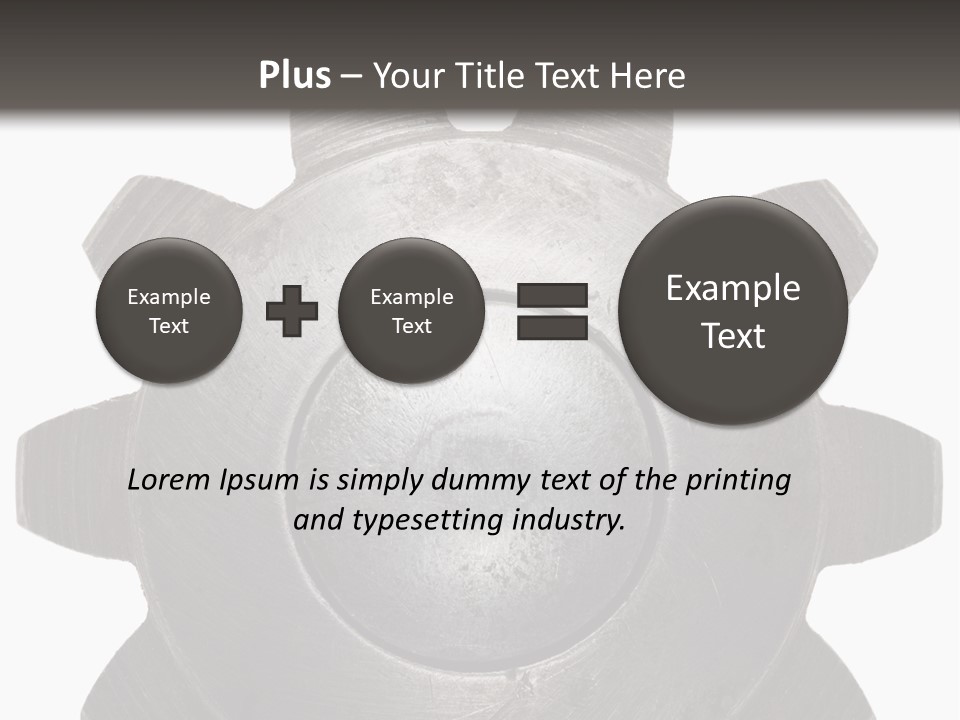 Industrial Industry Fastening PowerPoint Template