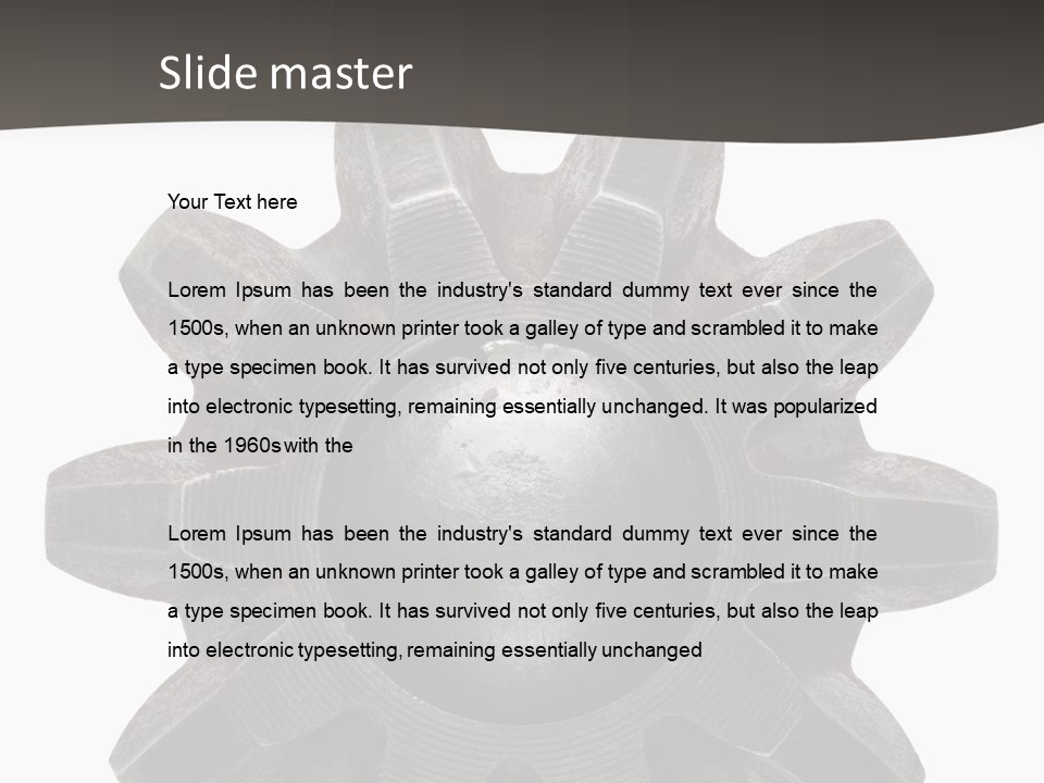 Circle Wheel Construct PowerPoint Template