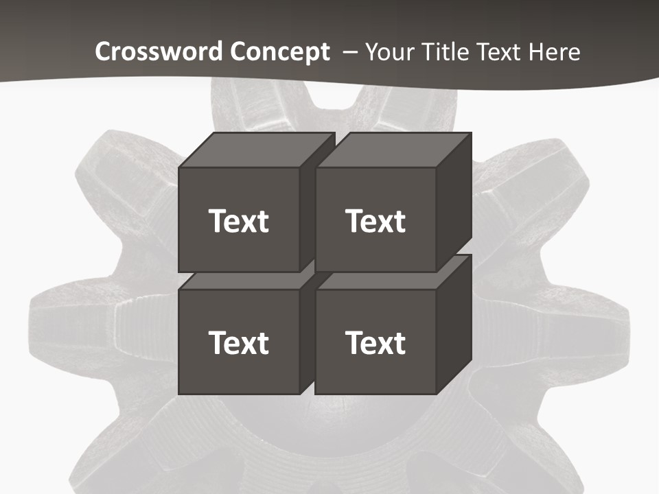Circle Wheel Construct PowerPoint Template