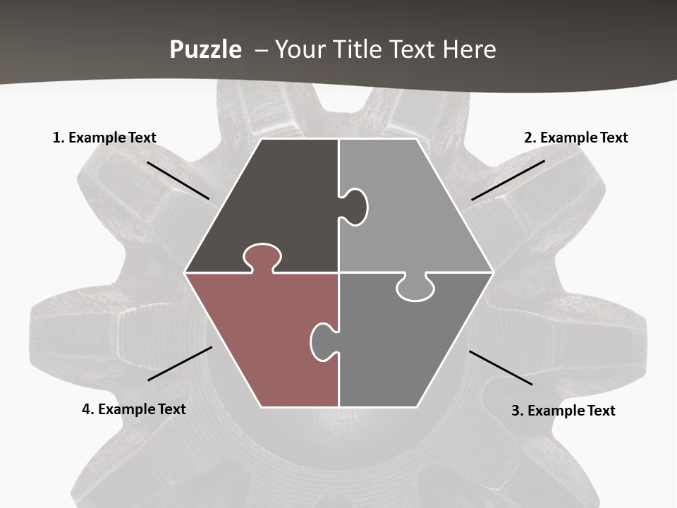 Circle Wheel Construct PowerPoint Template