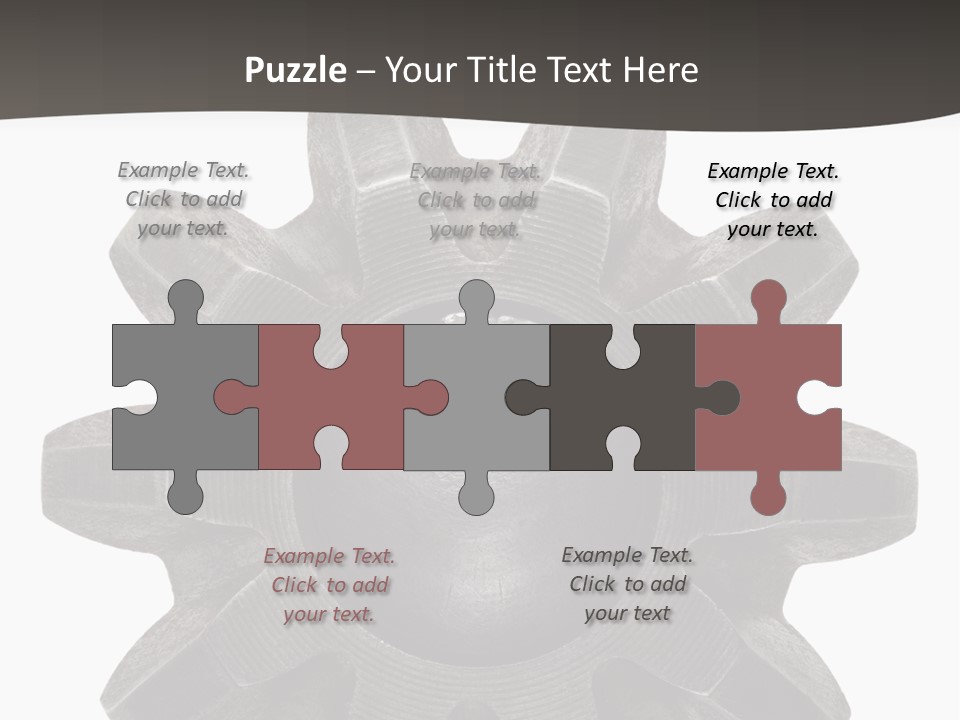 Circle Wheel Construct PowerPoint Template