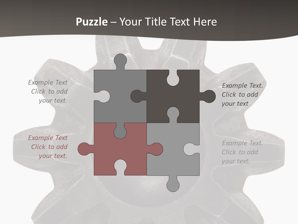 Circle Wheel Construct PowerPoint Template