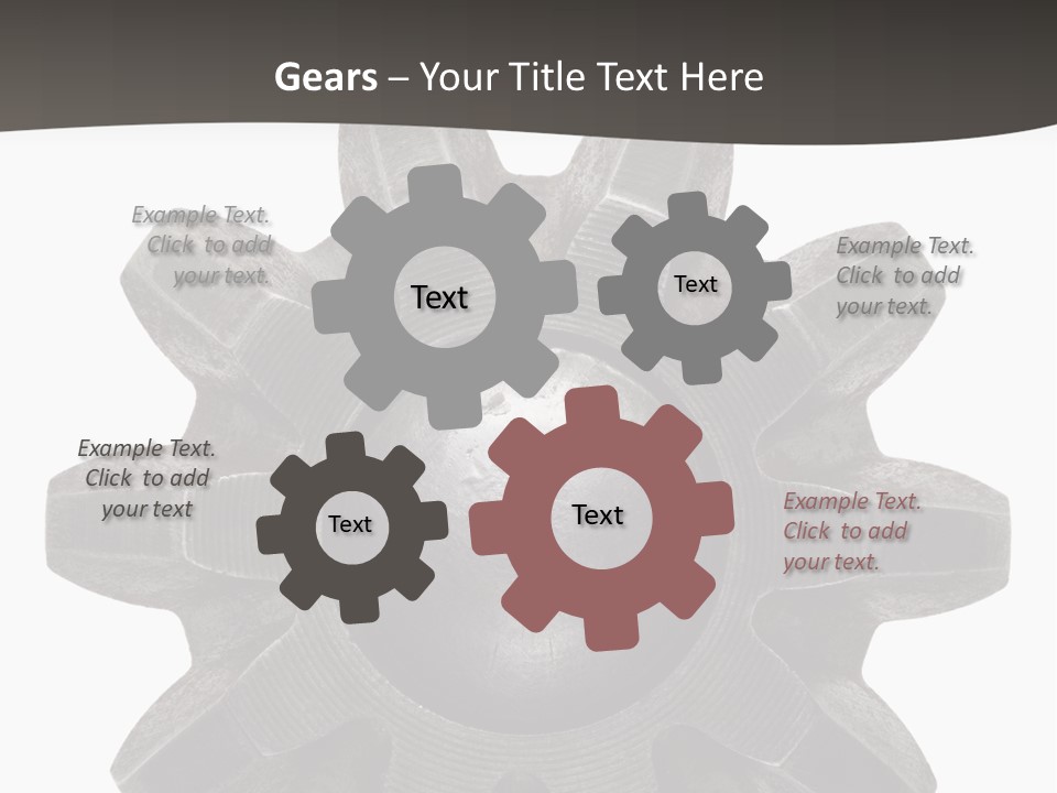 Circle Wheel Construct PowerPoint Template