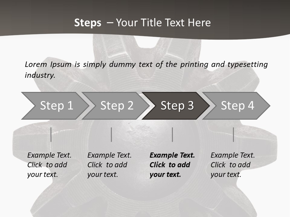Circle Wheel Construct PowerPoint Template